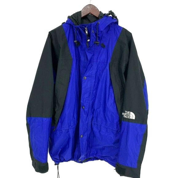 Vintage 1990s North Face Blue Gore-Tex Jacket TNF